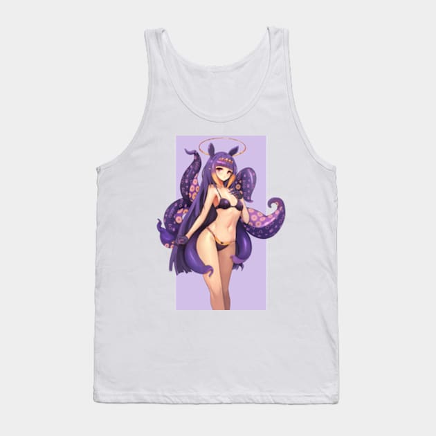 Ninomae Ina'nis In UnderWear, Hololive Tank Top by SaucyBandit